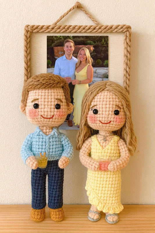 👩❤️👨 Pupazzami Coppia – Mini Me in versione peluche personalizzato per due persone
